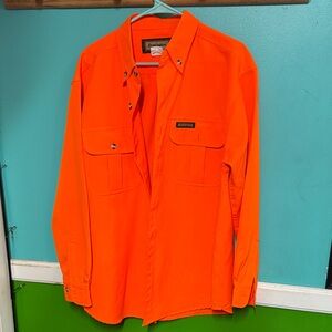Remington Men's Vibrant Orange Shirt Jacket